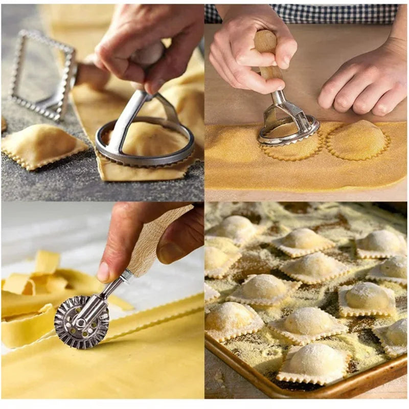 Stainless Steel Pasta & Cookie Cutter Set