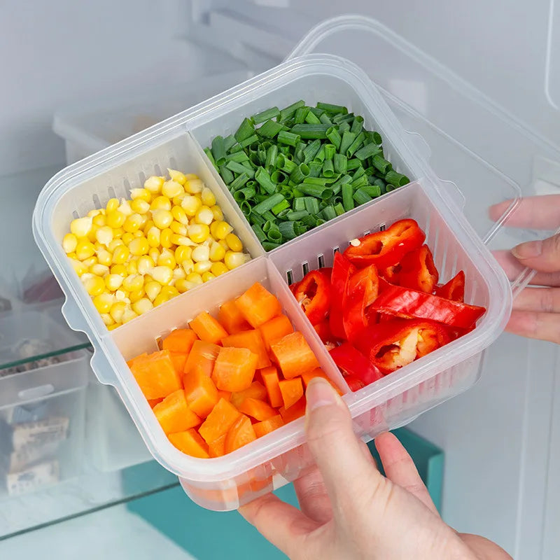 Clear Refrigerator Storage Organizer Box