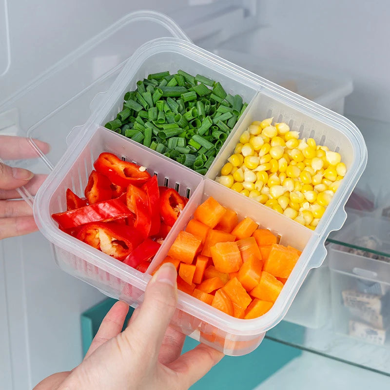 Clear Refrigerator Storage Organizer Box